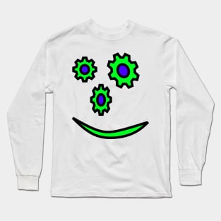 Green Face Long Sleeve T-Shirt